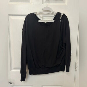 cuyana black sweater large